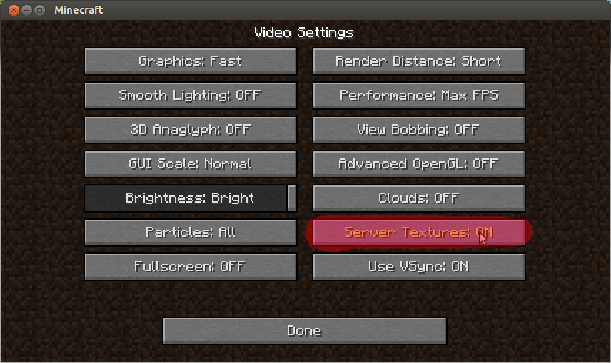 Server Textures